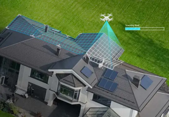 Inspection drone pour démoussage de toiture en Essonne